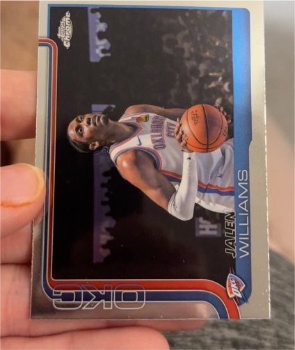 2025-26 Topps Chrome #187 Jalen Williams — front