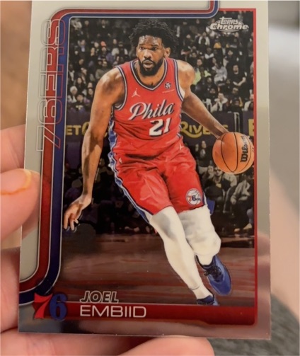 2025-26 Topps Chrome #149 Joel Embiid — front