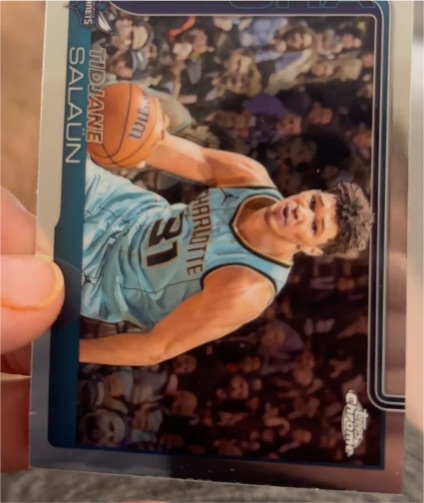 2025-26 Topps Chrome #8 Tidjane Salaun — front