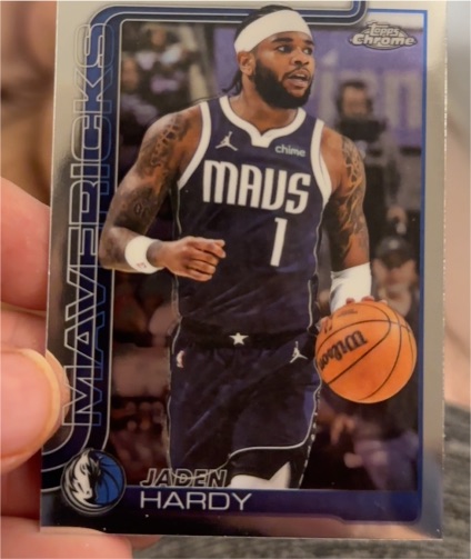 2025-26 Topps Chrome #60 Jaden Hardy — front