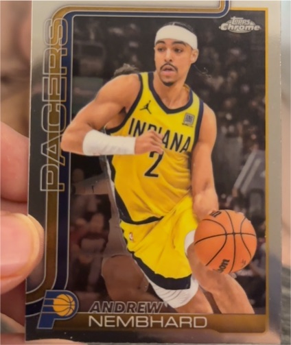 2025-26 Topps Chrome #97 Andrew Nembhard — front