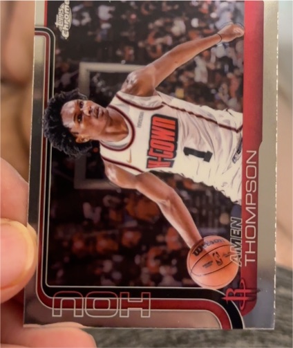 2025-26 Topps Chrome #17 Amen Thompson — front