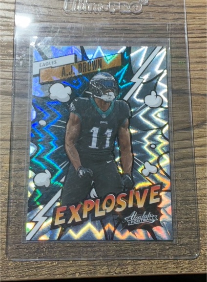 2023 Panini Absolute Explosive #28 A.J. Brown — front