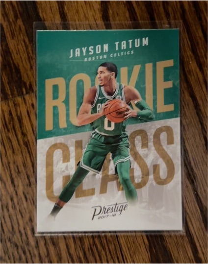 2017-18 Panini Prestige #3 Jayson Tatum — front