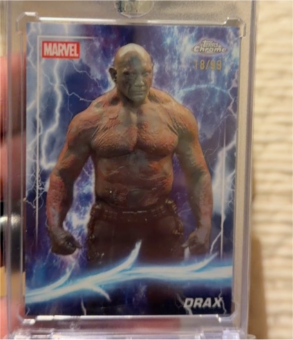 2025 Topps Chrome Marvel Studios #44 Drax — front
