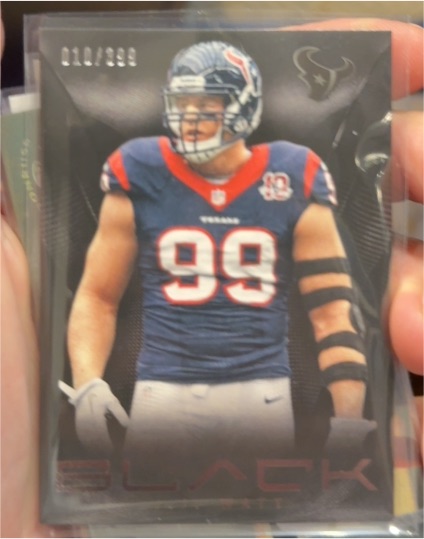 2014 Panini Black #010/999 J.J. Watt — front
