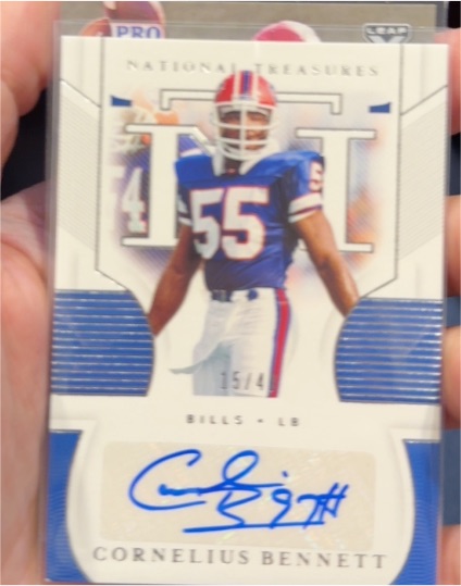 2020 Panini National Treasures #15 Cornelius Bennett — front