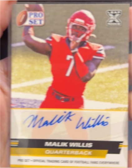 2022 Pro Set X #X Malik Willis — front