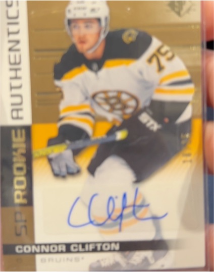 2019-20 SP Retail Authentics #113 Connor Clifton — front