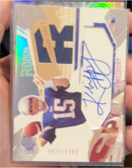 2003 Upper Deck SPx #198 Kliff Kingsbury Spectrum RPA RC AUTO — front