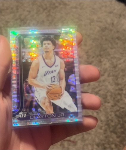 2025-26 Topps Chrome #268 Walter Clayton Jr. — front