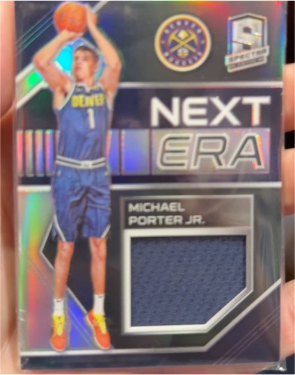 2018-19 Panini Spectra #NE-MPJ Michael Porter Jr. Next Era — front