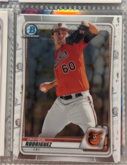 2020 Bowman Chrome Prospects #BCP-22 Grayson Rodriguez — front