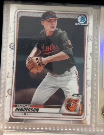 2020 Bowman Chrome Prospects #BCP-134 Gunnar Henderson — front