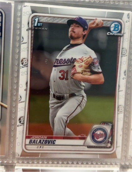 2020 Bowman Chrome #BCP-123 Jordan Balazovic — front