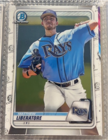2020 Bowman Chrome Prospects #BCP-89 Matthew Liberatore — front