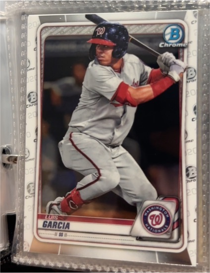 2020 Bowman Chrome Prospects #BCP-114 Luis Garcia — front
