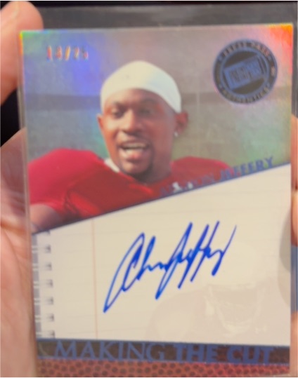 2012 Press Pass Making The Cut #Making The Cut Alshon Jeffery — front