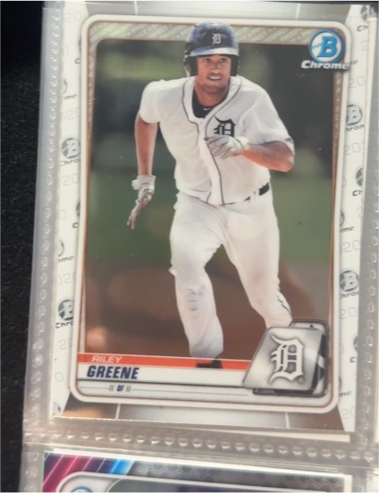 2020 Bowman Chrome Prospects #BCP-122 Riley Greene — front