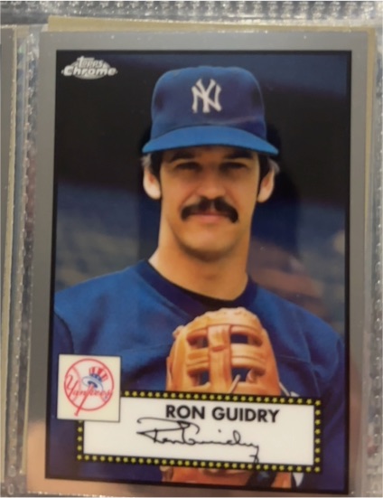 2021 Topps Chrome Platinum Anniversary #553 Ron Guidry — front