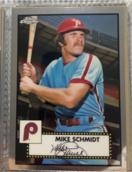 2021 Topps Chrome Platinum Anniversary #504 Mike Schmidt — front