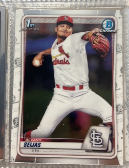 2020 Bowman Chrome Prospects #BCP-60 Alvaro Seijas — front