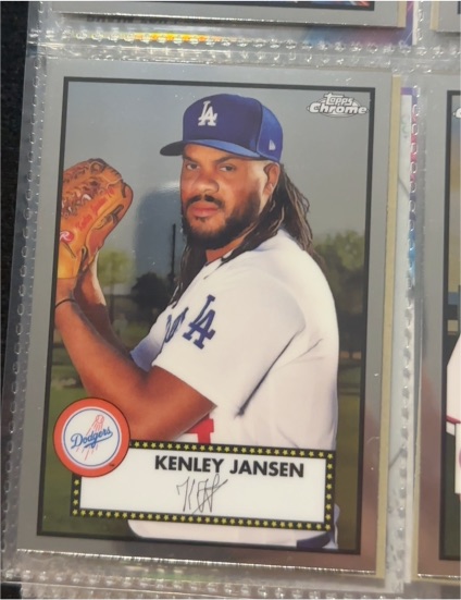 2021 Topps Chrome Platinum Anniversary #344 Kenley Jansen — front