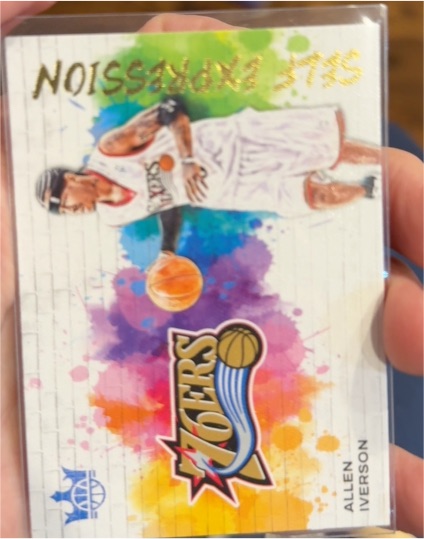 2023-24 Panini Court Kings Self Expression Allen Iverson — front