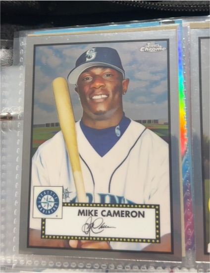 2021 Topps Chrome Platinum Anniversary #587 Mike Cameron — front