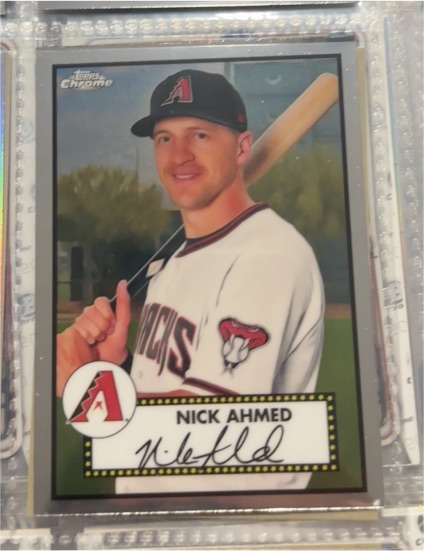 2021 Topps Chrome Platinum Anniversary #371 Nick Ahmed — front