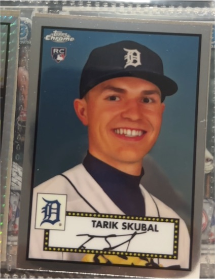 2021 Topps Chrome Platinum Anniversary #39 Tarik Skubal — front
