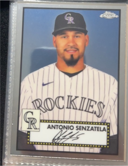 2021 Topps Chrome Platinum Anniversary #386 Antonio Senzatela — front