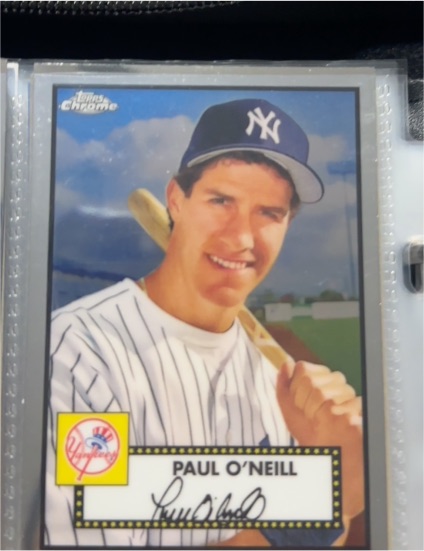 2021 Topps Chrome Platinum Anniversary Auto Paul O'Neill #PA-PO — front