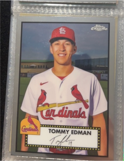 2021 Topps Chrome Platinum Anniversary #396 Tommy Edman — front