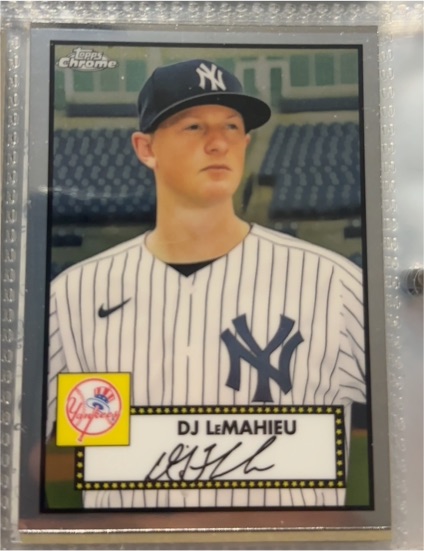 2021 Topps Chrome Platinum Anniversary #217 DJ LeMahieu — front