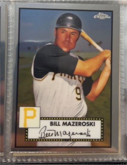2021 Topps Chrome Platinum Anniversary #655 Bill Mazeroski — front
