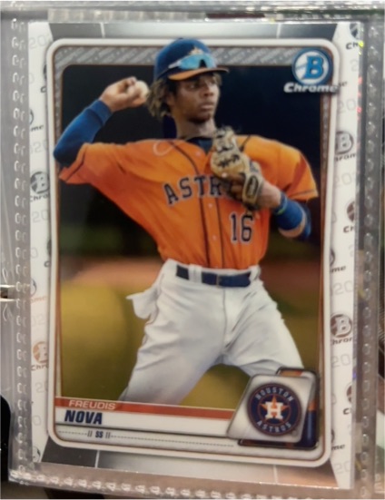 2020 Bowman Chrome #BCP-82 Freudis Nova — front