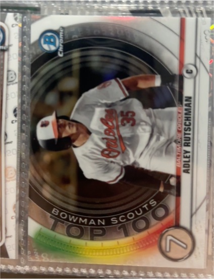 2020 Bowman #BTP-7 Adley Rutschman Chrome Bowman Scouts Top 100 — front