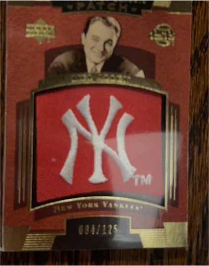 2004 Upper Deck Sweet Spot Classic Patch #SSP-AL Mel Allen — front