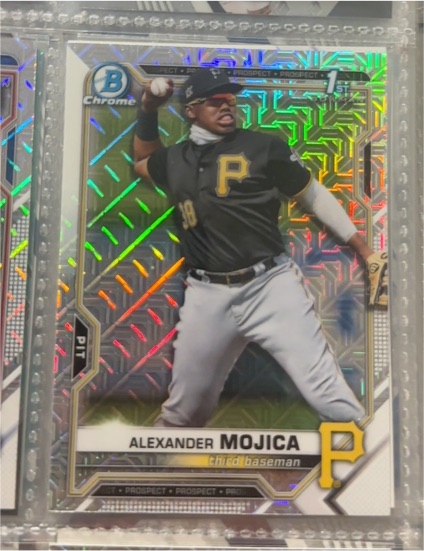 2021 Bowman Chrome #BCP-179 Alexander Mojica — front