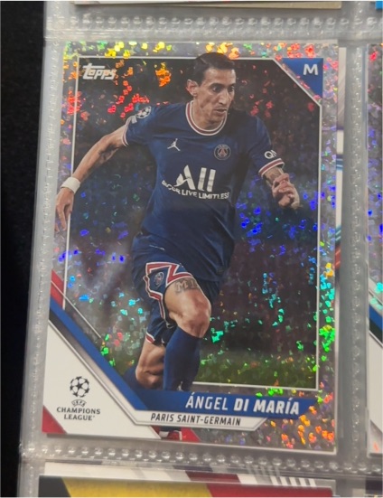 2021-22 Topps Chrome UEFA Champions League #M Ángel Di María — front