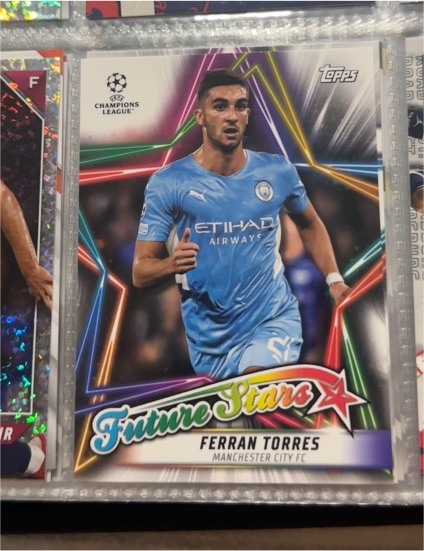 2021-22 Topps UEFA Champions League #FS-12 Ferran Torres Future Stars — front