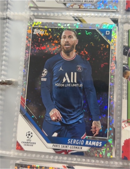 2021-22 Topps UEFA Champions League #36 Sergio Ramos — front