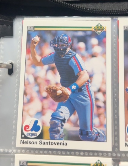 1990 Upper Deck #432 Nelson Santovenia — front