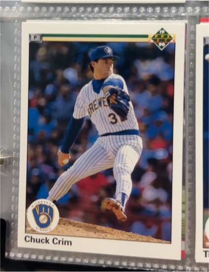 1990 Upper Deck #511 Chuck Crim — front