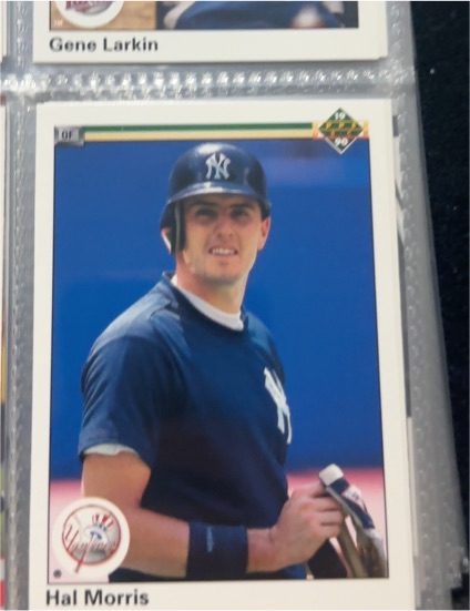 1990 Upper Deck #101 Hal Morris — front
