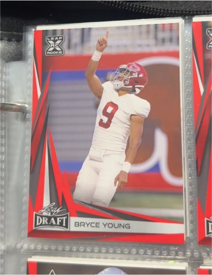 2023 Leaf Draft #B2-7 Bryce Young — front