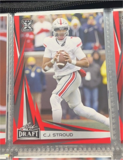 2023 Leaf Draft V2 #B2-8 C.J. Stroud — front
