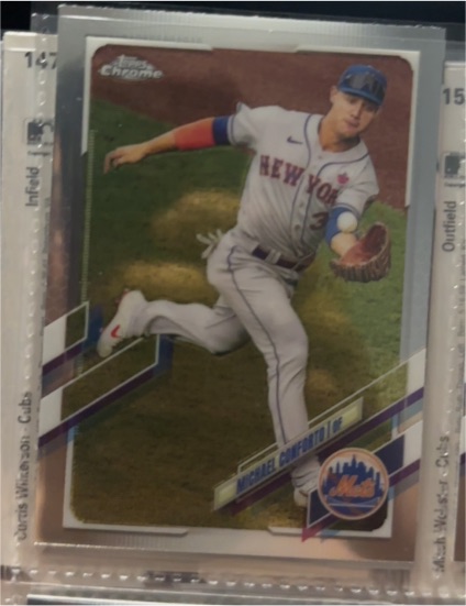 2021 Topps Chrome #213 Michael Conforto — front