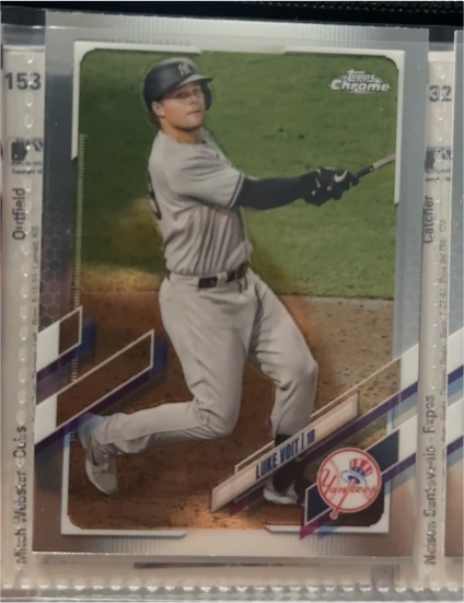 2021 Topps Chrome #87 Luke Voit — front
